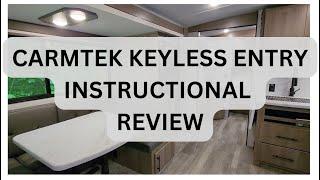 Carmtek Keyless RV Entry Lock Install Instructional Video - Grand Design Imagine