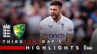 Wood Takes 5-34 & Marsh Hits Ton | Highlights - England v Australia Day 1 | LV= Insurance Test 2023