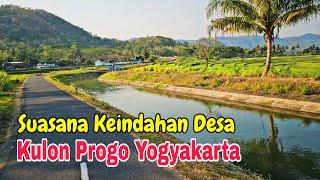 Suasana Keindahan Desa Di Kulon Progo Yogyakarta