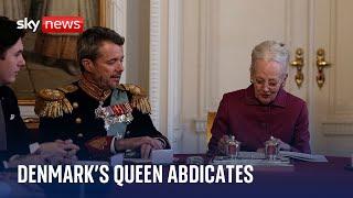 Denmark has new King as Queen Margrethe II abdicates