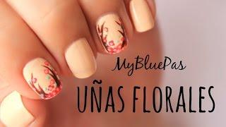 Uñas Florales - MyBluePas