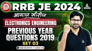 RRB JE 2024 | RRB JE Electronics Engineering Previous Year Questions 2019 #3 | By Anant Sir