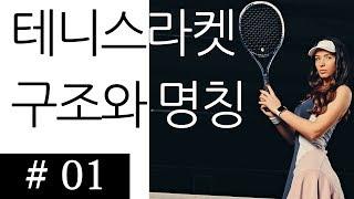 테니스 라켓의 구조와 명칭 - [ 테니스 서브 아카데미 ] [Tennis Serve Academy ]