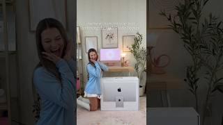 unboxing the apple studio display!! DREAM desk setup series pt 1! #techunboxing #macstudio