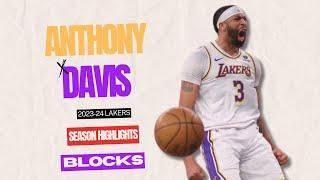 Anthony Davis BLOCKS 2023-24 Lakers Highlights