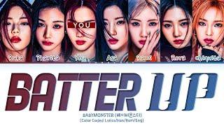 [KARAOKE]BABYMONSTER "BATTER UP" (7 Members) Lyrics|You As A Member