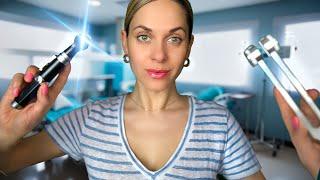 ASMR  Ear cleaning Roleplay for Sleep, OTOSCOPE exam, EAR EXAM Personal Attention and RAIN sounds