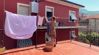 Nothing quite like hanging laundry in Italy @julieinitaly Launches 5th May