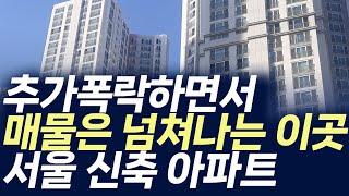 서울 신축 아파트 매매가격,추가폭락하면서 매물은 넘쳐나는 이곳(부동산 아파트 미분양 분양권 입주권 재개발 재건축)