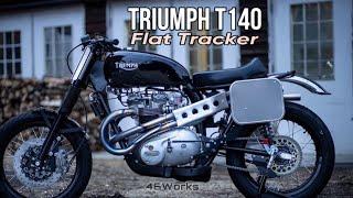 Triumph T140 Custom FLAT TRACKER by 46 Works