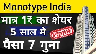 Monotype India Ltd Share News | Monotype India Share News | Stock Market