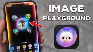 iOS 18.2 - IMAGE PLAYGROUND App Review and Test (EARLY ACCESS)