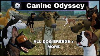 Canine Odyssey - New Greyhound, All Dog Breeds + Easter event! Roblox Dog RP Game Update