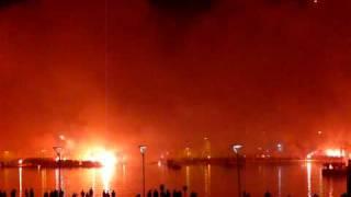 Hajduk Split 100 years - Torcida Pyro Show Split Riva 20110213