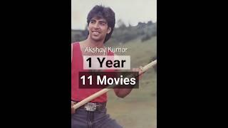 Akshay Kumar One Year Highest movies Record #akshaykumar #bollywood