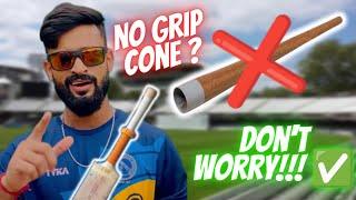 How to Put Grip on Bat WITHOUT using a Grip CONE | Bina Gripper/Cone ke GRIP Kaise Lagaye?