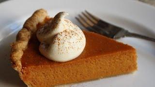 How to Make the Best Pumpkin Pie Ever | Food Wishes