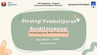 PPG Prajabatan - Pembelajaran Berdiferensiasi (Aksi Nyata - Topik 3)