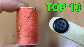 TOP 10 Simplest Ways to Thread a Needle That Anyone Can Do