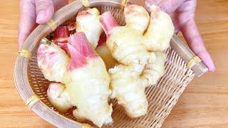 原來生薑還能這樣吃？80歲老奶奶教我獨門絕技，夏天祛濕氣全靠它。【美食彩味 VS 明玥美食 Magic Food】 樂樂媽 生姜饼