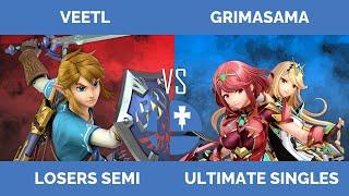 RogaSmash 297,5: SSBU – Losers Semi — Veetl (Link) vs GrimaSama (Pyra / Mythra)