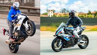 I Taught ImKay How To Wheelie BMW S1000rr In Southern California...