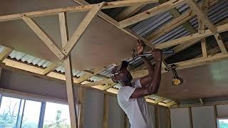 Quick update on my sister's house in Westmoreland  | still working on ceiling