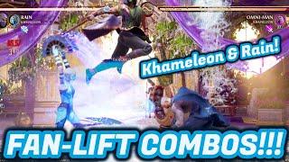 KHAMELEON'S COMBOS ARE AMAZING!!! (Combo Compilation w/ Rain!)