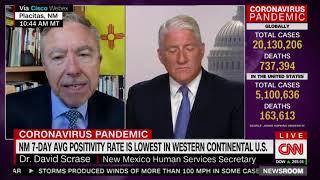 Sec. David Scrase, M.D. interviewed on CNN by John King, Chief National Correspondent Aug. 11, 2020