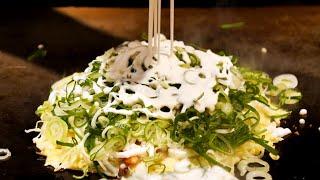 23년동안 오코노미야끼만 쭉 해온 장인 맛집 / Okonomiyaki Master 23 years experience / Korean street food