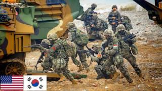 US Marine Corps. Large-scale joint military exercises in the Republic of Korea.