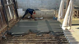 We HELPED A SUBSCRIBER With Some CONCRETE WORK !!