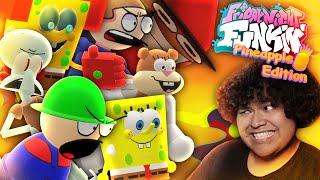 Spongebob and Co are in 3D??!?! | Vs. Dave and Bambi: Pineapple Edition