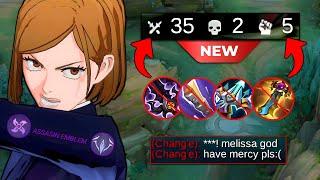 WTF 35 KILLS‼️ MELISSA NEW BROKEN BUILD IS FINALLY HERE!! (2x Savage) | Pls don't tell Moonton