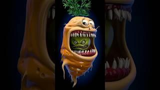 The Epic Clash of Carrot Monsters and Poisoned Apples 