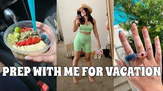 VLOG: pack with me + prep for vacation