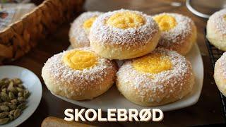 SKOLEBRØD - Receita de pão doce típico da Noruega que leva um ingrediente especial