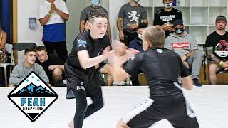 Kids BJJ Super-fight! | Risman VS Miller | Peak Grappling KUMITE 1