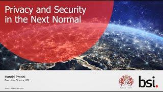 Privacy & security in the next normal