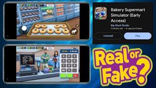 Bakery Supermart Simulator Game - Bakery Supermart Simulator Real Or Fake - Gaming Video