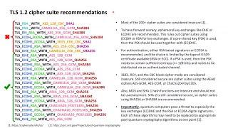 TLS Essentials 24: Recommendations on TLS cipher suites