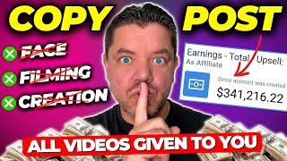 Easiest Way to Start Affiliate Marketing Reusing FREE Videos (No Filming Required)