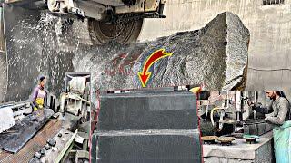 Extreme Granite Cutting  Machines.Modern Stone Mining Technology ||