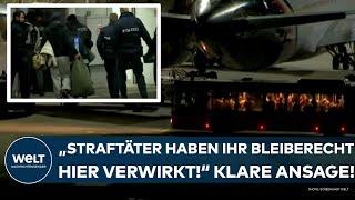 DEUTSCHLAND: "Straftäterinnen und Straftäter haben ihr Bleiberecht hier verwirkt!" Klare Ansage!