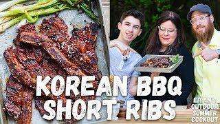 Homemade Korean BBQ Short Ribs (ft: Fleishigs) | Eitan's Outdoor Summer Cookout - Episode 3 of 8