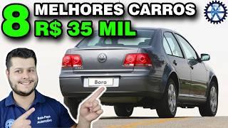 8 MELHORES CARROS até 35 MIL REAIS para COMPRAR