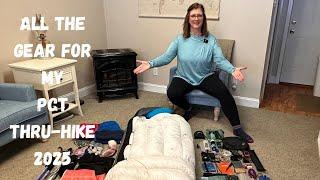 ALL the Gear for My PCT Thru-hike 2025