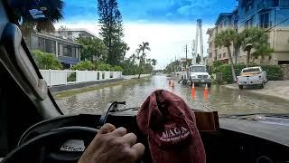 JOHNNY TOOK A TRIP TO SIESTA KEY DISASTER AREA