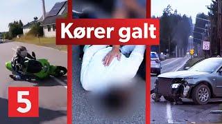 Eftersættelser der endte med et styrt | Kanal 5 Danmark