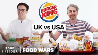 US vs UK Burger King | Food Wars